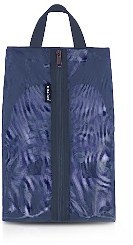 Prezon Borsa per Scarpe da Viaggio, in rete TPU impermeabile, robusta chiusura lampo YKK, resistente allo sporco, organizer per scarpe con cerniera per il viaggio o la conservazione a casa
