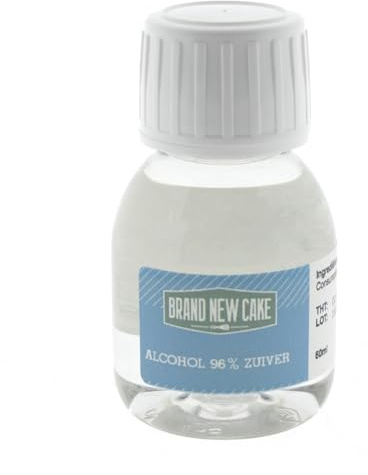 BrandNewCake® Alcool Éthanol 96% - 60ml - Nettoyant Airbrush - Accessoires de Pâtisserie