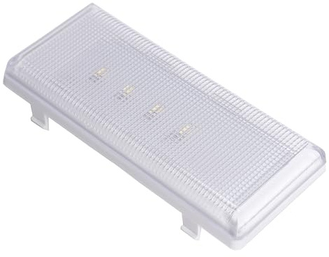 HECASA W11104452 W10550215 Refrigerator LED Light Lamp Module Compatible with Whirlpool Refrigerator Replacement for W10497505 AP6230899 PS12070918 - Clear Lens