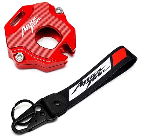 ZESIDIMO Para HON-DA Africa Twin CRF1100L CRF1000L CRF 1000 1100 XRV750 XRV 750 Moto Bordado Llaveros Caso De La Cubierta Bolsas…, rojo, M