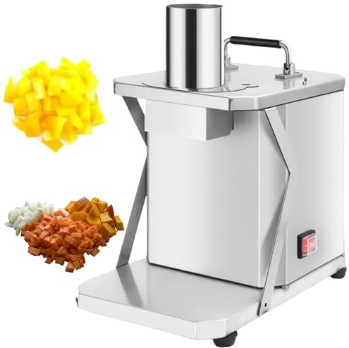 LFfwynog Tagliaverdure, Tritatutto per cipolle PRO da 200 W Tritatutto per Alimenti Professionale Tritatutto per Verdure Multifunzionale Facile da Pulire,15mm