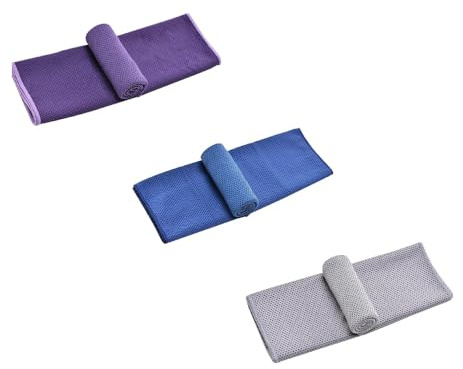 3 Stück Fitness Handtuch Mikrofaser Handtuch Set, 30 × 90cm Fitnessstudio Sport Handtuch Schnelltrocknend Gym Handtücher für Sport Fitnessstudio Yoga (1 Pack)