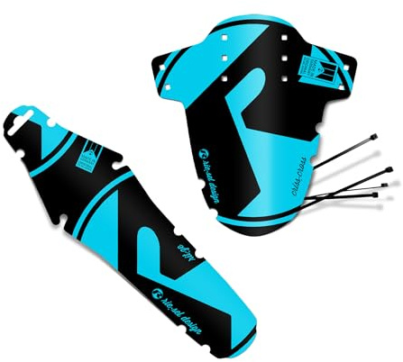 Riesel Design - Criss:Cross - Gravel Schutzblech vorne - leicht & flexibel | Mudguard , Fahrrad Spritzschutz für die Fahrradgabel - Cyclocross & Gravel Bike