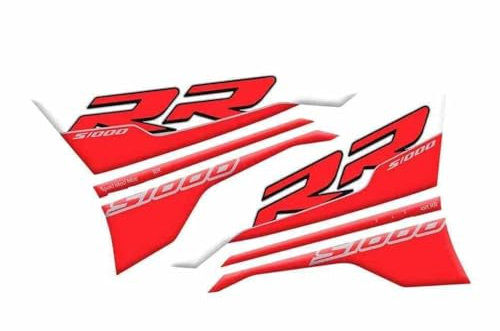 HJTEDHE Tankschutz Motorrad Motorrad-Frontverkleidungsschutz-Kit, Lackschutzfolie, Aufkleber, Aufkleber Für S1000RR M1000RR 2019 2020 2021 2022 2023 Motorräder Tank Gummi Schutz Aufkleber(5)