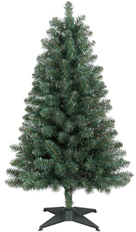 SHareconn 4FT Künstlicher Weihnachtsbaum,Naturgetreu, Tannenbaum Künstlich mit Ständer,schneller Aufbau, wiederverwendbar