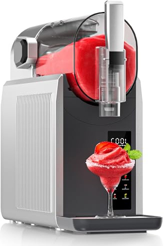 Slush Machine, 15-Minutes RapidChill Technology Slushy Machine for Home, 2L Drink & Slushie Maker with 6 Preset Programs Frozen Margaritas, Milkshakes, Frappés, and More