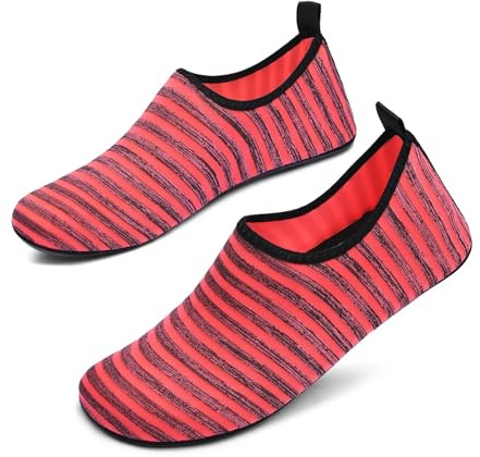 DSFIHJO Dykstrumpor unisex skor inomhus yoga fitness snabbtorkande strandsko par bärbar simning aqua värme, K02-5 som visas, 77 EU