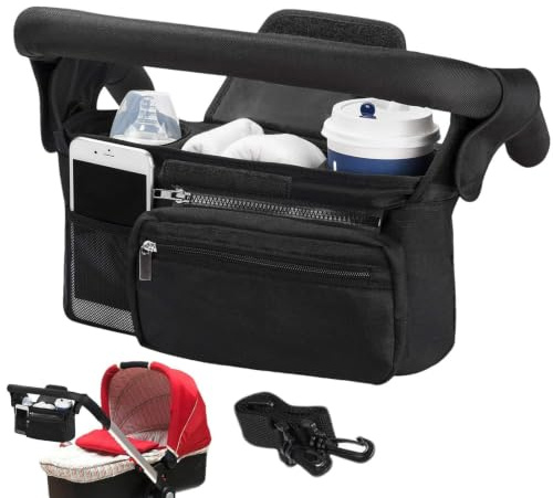 Barnvagnsorganisatör, barnvagn caddy organisatör | Barnvagn väska fixering organiserare för, arrangör d