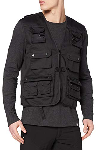 Mil-Tec Jagd-U Weste Schwarz XL