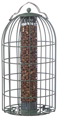 The Nuttery Original Large Wild Bird Nut Feeder ORGN03 – Squirrel & Pigeon Proof, Starling Resistant – Easy-Fill, No-Mess, Durable Hanging Caged Design for Small Birds – 10-Year Guarantee