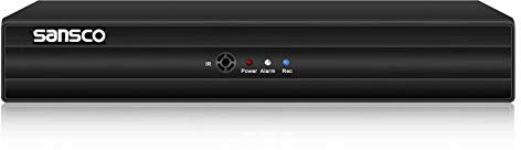 SANSCO 4 Channel 5MP Lite HD DVR for Home CCTV Security Camera System, Support AHD/CVI/TVI/IP/CVBS Surveillance Cameras, Advanced Motion Detection, Email Alert, PC/App Remote Viewing, No Hard Drive