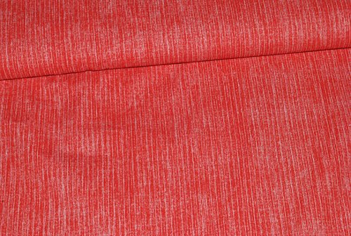 alles-meine.de GmbH 0,5 m * 1,45 m - Stoff Batik rot weiß Gemustert - gestreift/Streifen - mit Anti Schmutz Beschichtung - Baumwoll Stoff Meterware Baumwolle - für Kinder Somme..