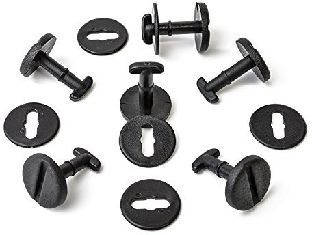 10x Fussmatten Clips Drehverschluss mit Sperre für E39 E46 E83 Klips in Schwarz 82119410191 51471881521 | CL-0218+CL-0219