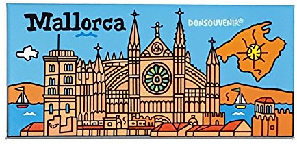 Magnet Mallorca. Modell: SA SEU. Magnet FÜR KUHLSCHRANK. DONSOUVENIR.
