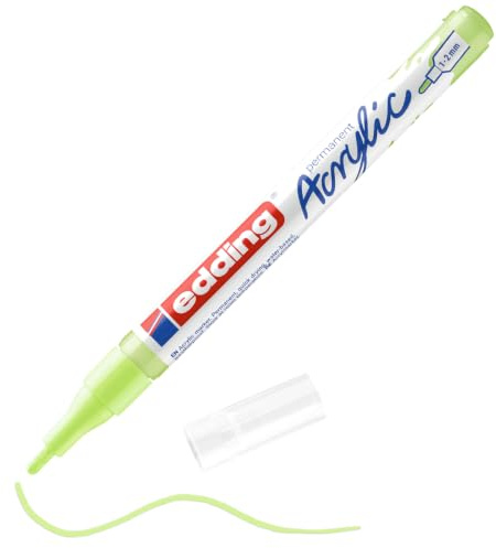 edding 5300 Acrylic Markers, Fine, Pastel Green