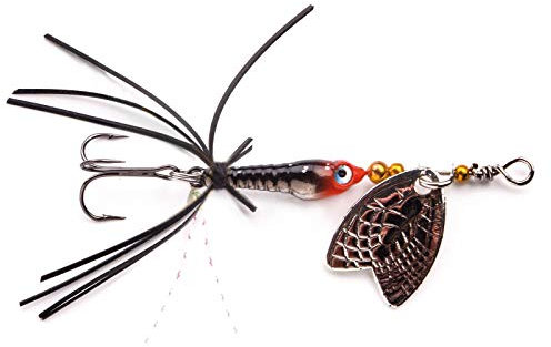 Spro Barschspinner zum Spinnfischen 5cm 4g Larva Mayfly Micro Spinner, Farbe:Roach