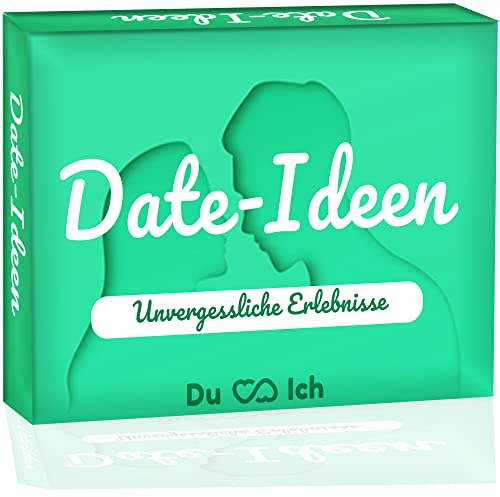 Kulinu Date-Ideen - Geschenk für den Partner - Kartenspiel Paare - Spiel Geschenkidee als Paar - Paarspiele Fragespiel für Zwei Personen - Spiel zu Zweit
