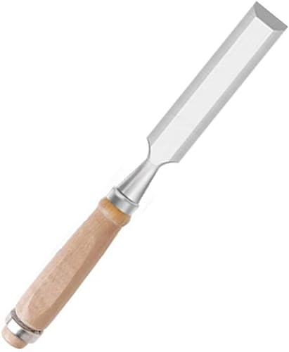 OITTo Juego de Herramientas de Cuchillo de Talla Profesional de cincel de Madera para Mango de Madera de Primera Calidad con Piedras de afilar de gubia de cincel, 24 mm