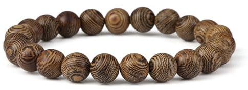 ZENSE - Bracelet homme perles bois naturel extensible ZB0359