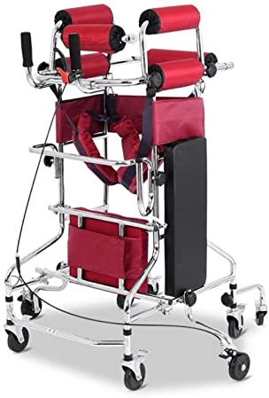 Appareil de rééducation 8 Roues Marcheur Aide Dispositif De Rééducation De La Marche Marcheurs Anti-retournement En Arrière Étagère Outil Personnes Âgées Accident Vasculaire Cérébral Hémiplégie Marche