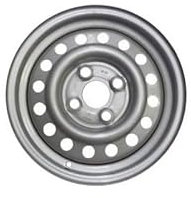 Jante TRIGANO 4.50J13 4 trous 100 déport 30 pour remorques Grise en alliage d'aluminium 13 pouces