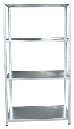 NG NICCOLAI SCAFFALE COMPLETAMENTE IN METALLO - MONTAGGIO A BULLONI - 4 O 5 RIPIANI IN METALLO (4 RIPIANI (75X30X147 CM))