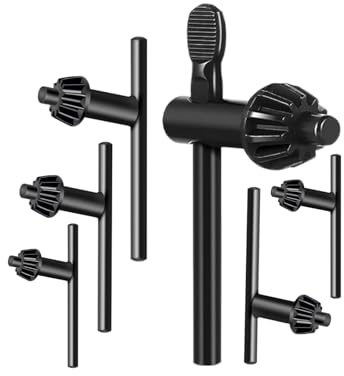 HOTCKB 6 Stück Bohrfutterschlüssel Metall Bohrmaschin Schlussel Universal 20mm/16mm/13mm/10mm/6mm/4mm