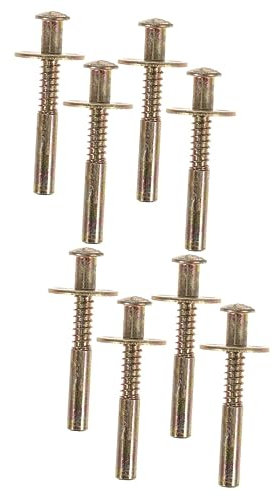Gadpiparty 8 Stk Federverschluss Riegel-Hardware Babybett Kolben Federverschlüsse für Kaninchenkäfige Austausch der Krippenverriegelung klein Zubehör Bolzen Bildschirm Federstift