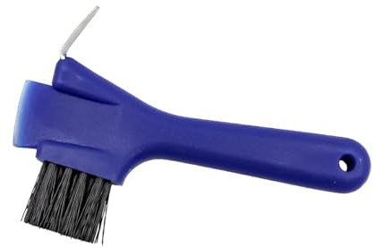 Hsthe Sea 2 Stück Hufkratzer für Pferde, Pferdepflegewerkzeuge, Fellpflege- und Reinigungszubehör für Pferde, Schafe und Rinder, zufällige Farbe