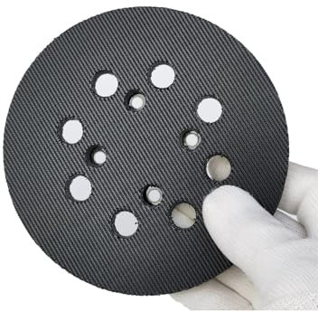 ehomiiii Plateau de support professionnel universel pour ponceuse excentrique - Ø 125 mm, émeri, moyen, compatible avec PEX 300/400 AE / 4000 AE/Advanced