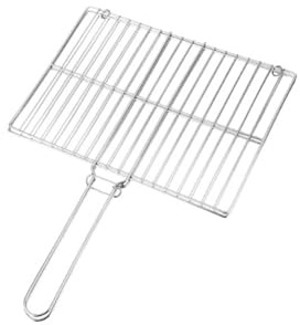 casstaly Grille plate Braai pour maintenir les aliments en toute sécurité pour griller la cuisine en plein air barbecue barbecue S
