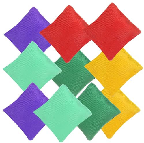 ifundom 10stücke Nylon Wurf-sitzsäcke Für Junge Mädchen Karneval Spielzeug Wurfspiel Aktivitäten Spielzeug Outdoor Indoor Party