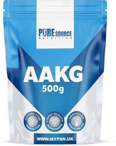 AAKG Arginine Alpha Ketoglutarate (AAKG) Powder Pump Energy Nitric Oxide Cell Volumiser Powder for Non-Stimulant Muscle Pump Supplement (500g)