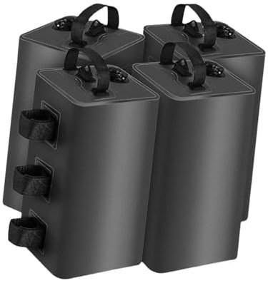 Ronyme 4 Stücke Markisen Wassergewichtsbeutel Stütze Gewichte Zubehör für Outdoor -Aktivitäten