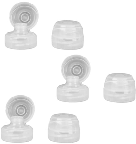 KEQAR 6 pezzi Tappi per bottiglie sportivi, tappi flip top per borraccia – bicicletta – fitness – coperchi di ricambio per bottiglie per bere sport e bottiglie per acqua