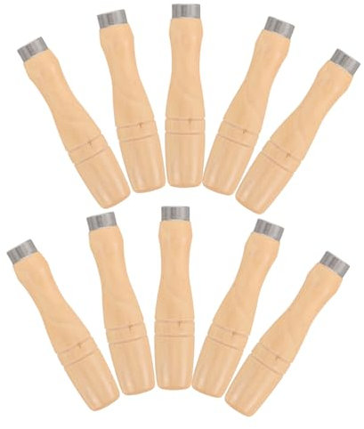 Holibanna 10piezas Manejar Archivo De Madera Mango Para Herramienta De Corte Herramienta De Bricolaje Para Manualidades Mango Para De Corte De Madera Para De Para
