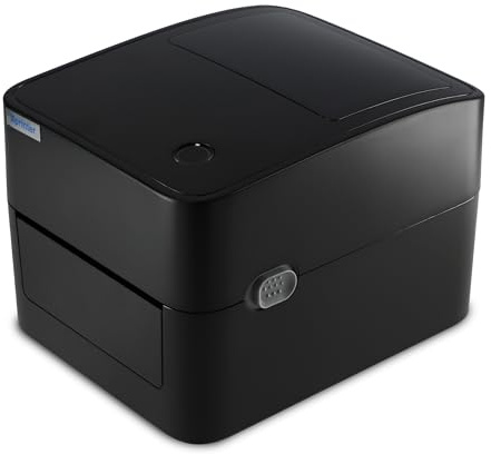 SMART LED XPRINTER DHL WiFi Etikettendrucker, 4x6 Versandetikettendrucker, Thermo-Etikettendrucker für DHL, DPD, GLS, UPS, mit 25 Etiketten, Tintenfrei, Schnelle Einrichtung (8802)