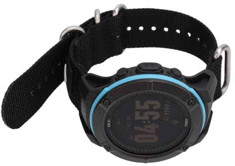 Tbest Reloj de Computadora de Buceo, 316 SCEARD SCEREDE K1 Glass de 100 M de Profundidad Computadora de Muñeca Submarina de Muñeca con Pantalla LED para Actividades de Buceo