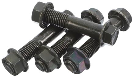 Luxshiny 4pezzi Doppio Estremità Filettato Bulloni Acciaio Al Carbonio Alta Precisione Per Applicazioni Automobilistiche e Costruzione Di Ponti Resistenza e Sicurezza Aggiuntive