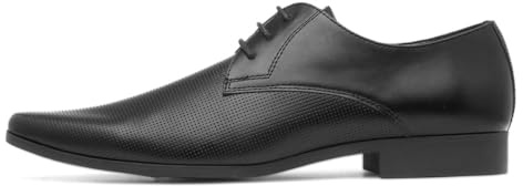 Beckett Mens Black Lace Up Formal Shoe - Size 6 UK - Black