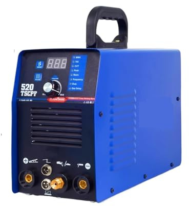 Taglierina al plasma 4 in 1 Saldatrice 520TSCPF Saldatrice a punti DC Inverter TIG MMA IGBT Pulse CNC Macchina da taglio al plasma for metalli