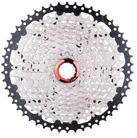 XFYESL Fahrrad Kassette Zahnkranz Kassette Passend für ZTTO MTB Mountainbike 10 Geschwindigkeit 11-50T Kassette Schaltwerk Passend für MTB XT SLX XO X0 X9 X7 Freilauf Kit