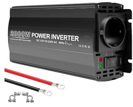 Convertitore Convertitore Tensione E Corrente Da 3000 W 4000 W 5000 W 6000 W 24 V 12 V Inverter A Onda Sinusoidale Pura Trasformatore 220 V Spina USB(12V,2000W)