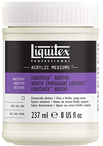 Liquitex 125908 Professional Liquithick tjockt gelmedium, ger det hanteringsegenskaperna hos olja eller enzaustinsk färg, 237 ml kruka