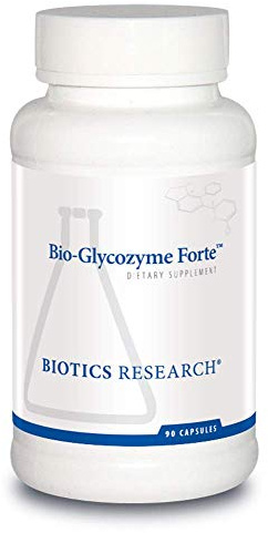 BIOTICS RESEARCH Bio Glycozyme Forte Multivitamin for Glycolytic Support, Vanadium, Zinc, Chromium, Manganese, Inositol, Catalase, Healthy Metabolism and Homocysteine 90 Capsules
