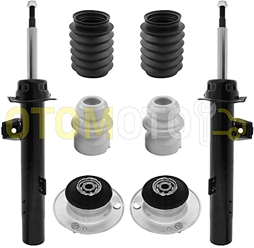 TEILEX Germany Stoßdämpfer-Set vorne passend für BMW 1er E81 E82 E87 E88 3er E90 E91 E92 E93 bestehend aus 6 Stück