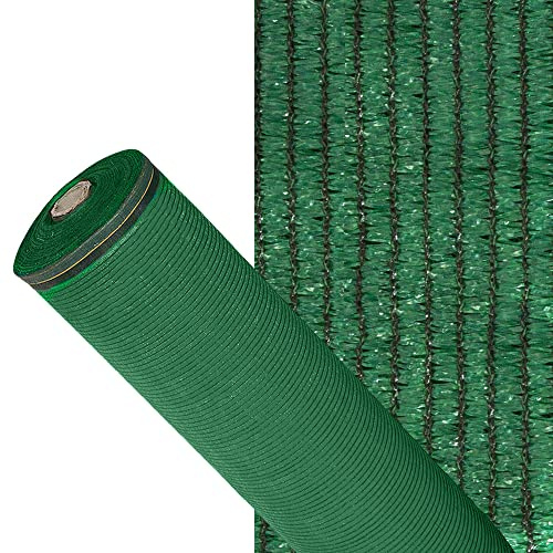 Klink Malla de ocultación | Sombra y privacidad en tu jardín | Premium | Ideal para Vallas y barandillas (1,5 x 50 Metros, Verde)
