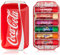 Lip Smacker Coca-Cola Collection, Set di 6 Burrocacao Assortiti dai Gusti Autentici Coca-Cola, Set da Viaggio con Mascherina Notte Inclusa