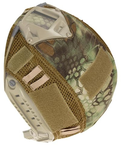 YARNOW Helmüberzug Im Militärstil, Schutzhülle Für Schutzhelm, Jagdhelm-Abdeckung, Kreative Helmhülle Aus Hochwertigem Material, Langlebig Und Robust Mit Stabilem Schnallensystem