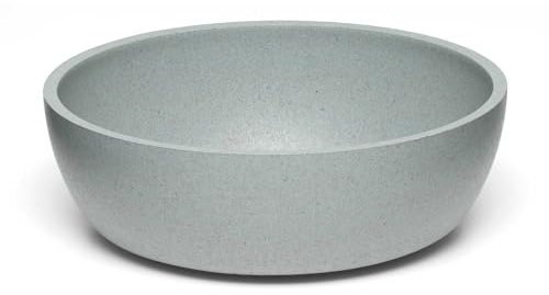 Loving Pets - Dolce Bamboo - Eco-Friendly Pet Bowls & Dishes for Dog, Cats, Puppy Food and Water Bowl -Sustainable and Dishwasher Safe, Made with Real Bamboo (Small, Slate-Grey)